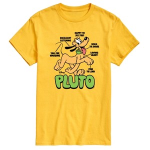 Men's - Disney - Pluto Diagram Short Sleeve Graphic T-Shirt - 1 of 4
