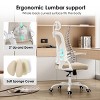 CAVINAS Task and Office Chairs with Flip-Up Arms,Computer Chair with Adjustable Headrest & Lumbar Support,Office Chairs for Office - 3 of 4