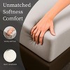 INFURNIC Bedding Sets Soft Brushed Microfiber Twin Bed Sheets Fade and Shrinkage Resistant Easy Care 3 Piece Set, White, 12.00"*10.00"*3.00" - 3 of 4