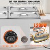 VEVOR 4-Pan Commercial Food Warmer, 15.9QT Electric Steam Table, 1200W Professional Countertop Stainless Steel Buffet Bain Marie - 4 of 4