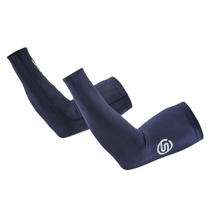 SKINS SERIES-1 UNISEX ARM SLEEVES NAVY BLUE - 1 of 4