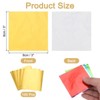 Unique Bargains Glossy Texture Square Party Aluminum Foil Candy Wrappers 100 Pcs - 2 of 4
