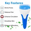 5 Star Super Deals Ice Roller for Face Eye Cold Therapy & Skin Gel Solution Roller Ice Facial Roller for Puffy Eyes, Shrink Pores Skin Care Tool 2pc - 2 of 4