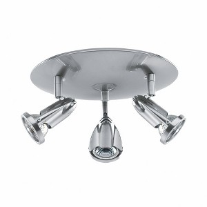 Access Lighting Cobra 3 - Light Flush Mount in  Brushed Steel - 1 of 1