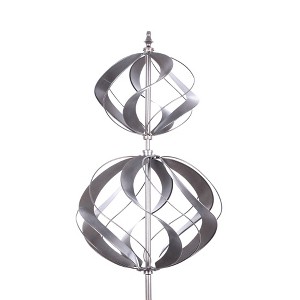Cyan Oasis 84-Inch Dual Global Wind Spinner - 1 of 4