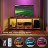 LED TV Stand For 60"/70"/75" TV, Modern Television Table With Storage, Center Media Console With Drawer And Power Outlet - 3 of 4