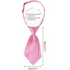 Elerevyo Women's Adjustable Stripe Plastic Clip Closure Bow Tie One Size - 2 of 4