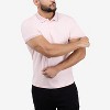X RAY Men's Short Sleeve Texture Rib Polo - 3 of 4