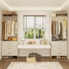 Aheaplus 24'' Freestanding Closet Organizer System with Hanging Rods and Drawers - 4 of 4