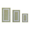 Hotel Bath Rug 100% Premium Cotton Tufted Weave Two Tone Reversible 3 Piece Bathroom Rug Set, Super Soft & Water Absorbent, Machine Washable Bathmat - 2 of 4