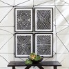 Plum & Post Achromatic Geometric Prints, Set Of 4 - 3 of 4