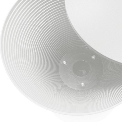 White Modern Round Polypropylene Side Table