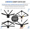 EAGLE PEAK 8x8ft Pop Up Canopy with Sidewall, 8x8 Base 6x6 Top - 4 of 4