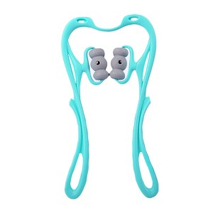 iMountek"360º Rotatable Neck Roller Massager with 6 Balls for Pain Relief in Neck, Legs, Thighs & Feet"Pink&Blue - 1 of 4