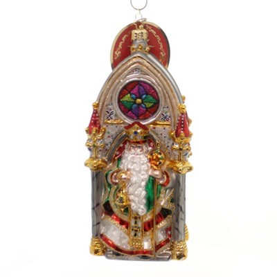 Christopher Radko 7.5" Santa's Splendor Santa  Bishop  -  Tree Ornaments