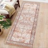 Machine Washable Area Rug Non Slip Non Shedding Rug Boho Printed Low Pile Rugs Vintage Foldable Stain Resistant Indoor Carpet for Bedroom Living Room - 4 of 4