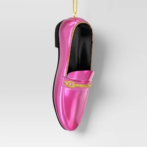 4" Christmas Resin Fancy Loafers Ornament Hot Pink - Wondershop™ - 1 of 3
