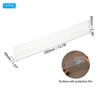 Unique Bargains Acrylic Smooth L-Shaped Bedroom Kitchen Office Shelf Dividers 4 Pcs - 2 of 4