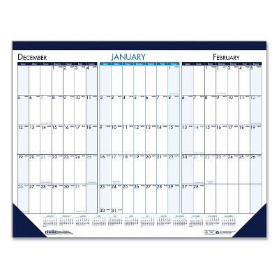 House of Doolittle Three Month Desk Pad Calendar 22 x 17 2021-2023 136