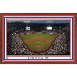 Trends International MLB Los Angeles Dodgers - Dodger Stadium 22 Framed Wall Poster Prints - 1 of 4