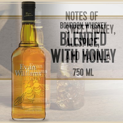 Evan Williams Honey Bourbon Whiskey - 750ml Bottle : Target