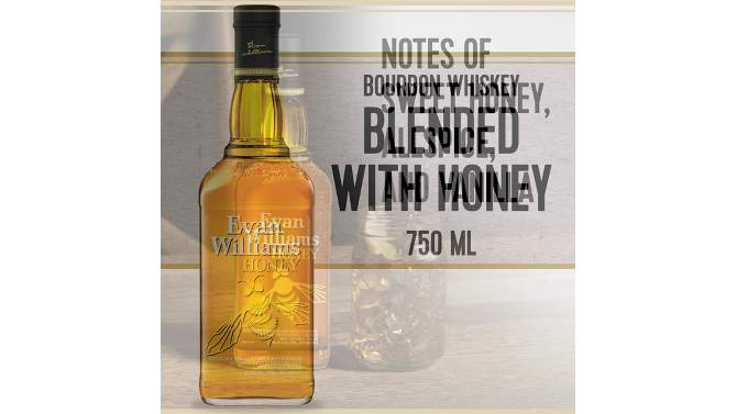 Evan Williams Honey Bourbon Whiskey - 750ml Bottle, 2 of 10, play video