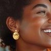 Ross-Simons 3-4mm Cultured Pearl Etruscan-Style Drop Earrings in 18kt Gold Over Sterling - 2 of 3