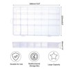 Unique Bargains Plastic Nail Bead Art Supplies Fishing Tools Craft Organizer 13.6x8.6x1.9 Inch - 2 of 4