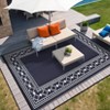 Outdoor Rug - Waterproof Picnic Mat, Non-Slip Camping Carpet for Beach, RV (Blue) - 3 of 4