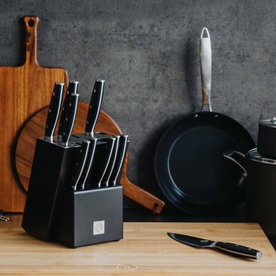 MasterChef 15pc High Carbon Stainless Steel Knife Set with Black Block