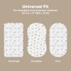 KeaBabies Organic Bassinet Sheet for Baby Girls, Boys, 2-Pack Soothe Bassinet Fitted Sheets, Bedside Bassinet Mattress Sheet - 3 of 4