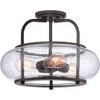 Quoizel Lighting Trilogy 3 - Light Semi-Flush Mount in  Old Bronze - 2 of 4