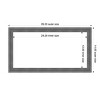 Amanti Art Dixie Blue Gray Rustic Framed Magnetic Dry Erase Board - 4 of 4
