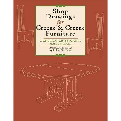 Shop Drawings for Greene & Greene Furniture - by  Robert Lang (Paperback)