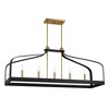 Savoy House Sheffield 5 - Light Chandelier in  Matte Black/Warm Brass - 2 of 3