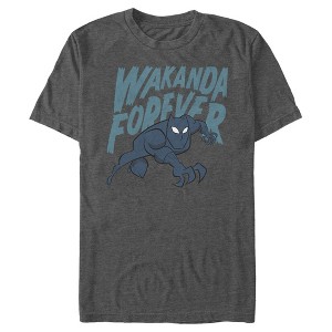 Men's Marvel Black Panther Wakanda Forever T-Shirt - 1 of 4