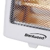 Brentwood H-Q 801W 800-Watt-Max Portable Quartz Space Heater, White - 3 of 4