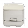 Karl Home | 2.6 Gallon HDPE Outdoor Portable Camping Toilet - 2 of 4