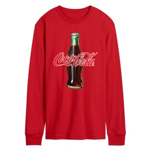 Men's - Coca-cola - Coke Bottle Logo Long Sleeve Graphic T-Shirt - 1 of 2