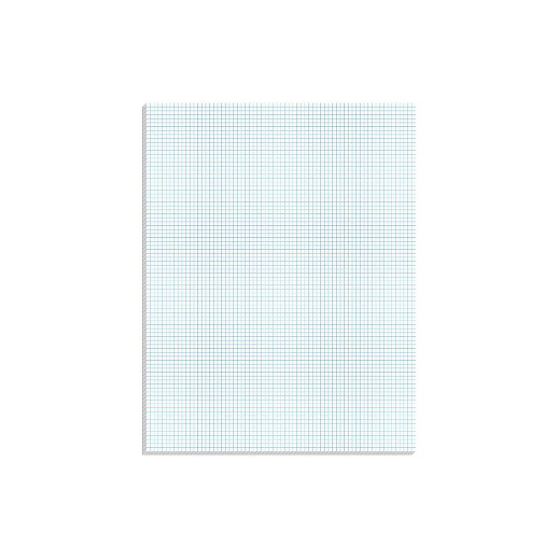 Ampad Graph Writing Pad 8-1/2x11 Quad Ruling 22-005, 1 of 8