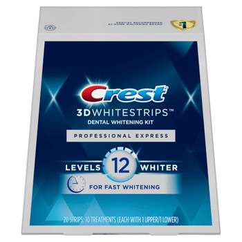 Crest 3D Whitestrips Professional White At-home Teeth Whitening Kit - 10 Treatments