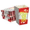 Blue Panda 50 Pack Race Car Popcorn Boxes for Birthday Decorations, Checkered Flag 20 oz Buckets for Party Supplies, 3 x 6 In - image 4 of 4