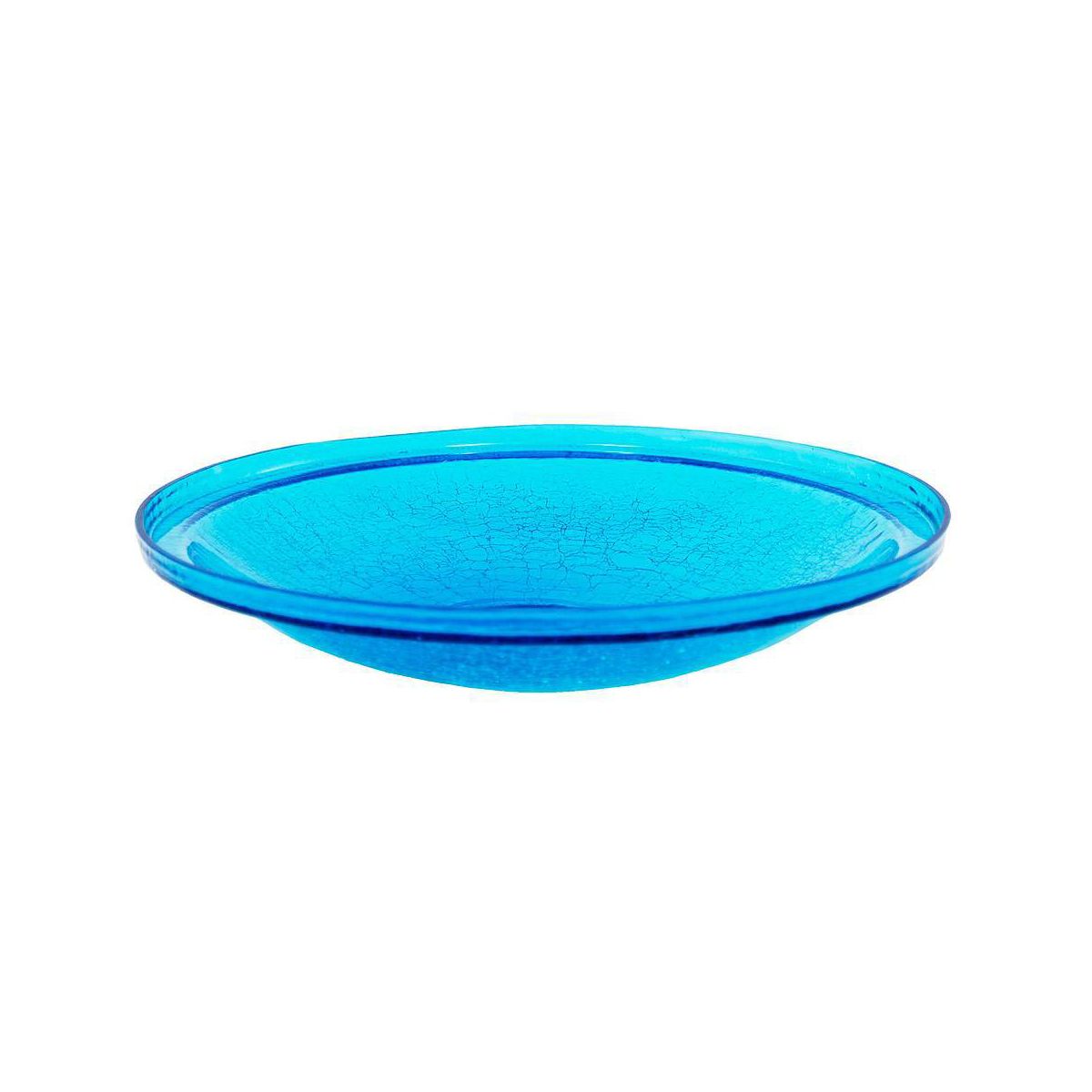 2.5" Reflective Crackle Glass Birdbath Bowl - Alcha Designs