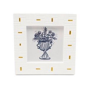 5"x5" Picture Frames White/Gold - Bullseye's Playground™ - 1 of 3