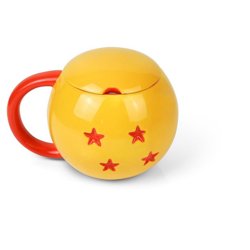 Dragon Ball Z 4-Star Dragon Ball Ceramic Mug With Lid, 2 of 7