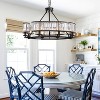 Siljoy Rustic Crystal Chandelier Led Farmhouse Ceiling Pendant Lighting Fixture Dimmable for Dining Room Kitchen Island Foyer - 4 of 4