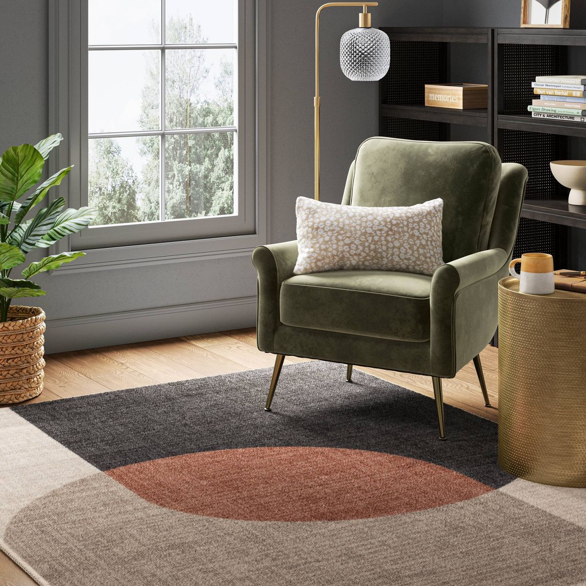 Abstract Geometric Area Rug - Threshold™ - thumbnail 2