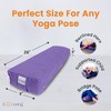 Sol Living Yoga Bolster Pillow with Removable Cover Rectangle - 4 of 4