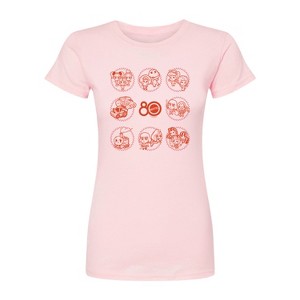 Women's - Mattel - Cutie Grid Fitted Graphic T-Shirt - 1 of 1