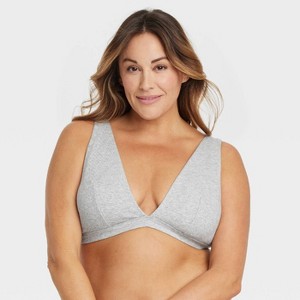 Women's Cotton Blend Plunge Bralette - Auden™ - 1 of 4